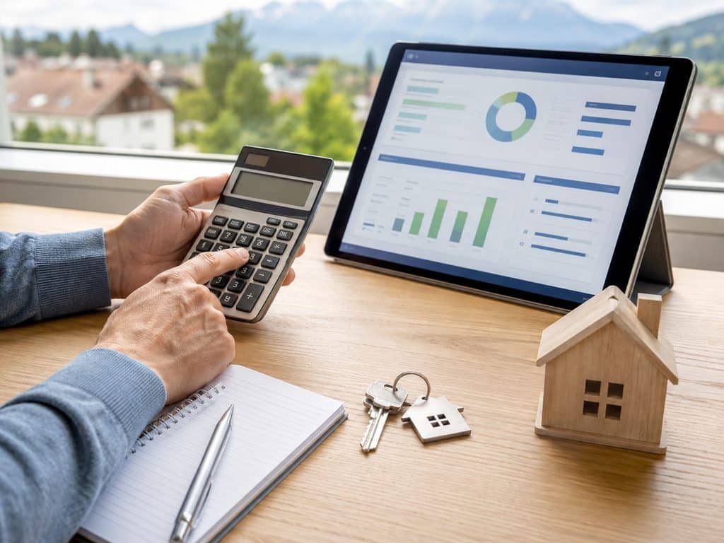 simulation de la capacité financière pour un prêt hypothécaire
